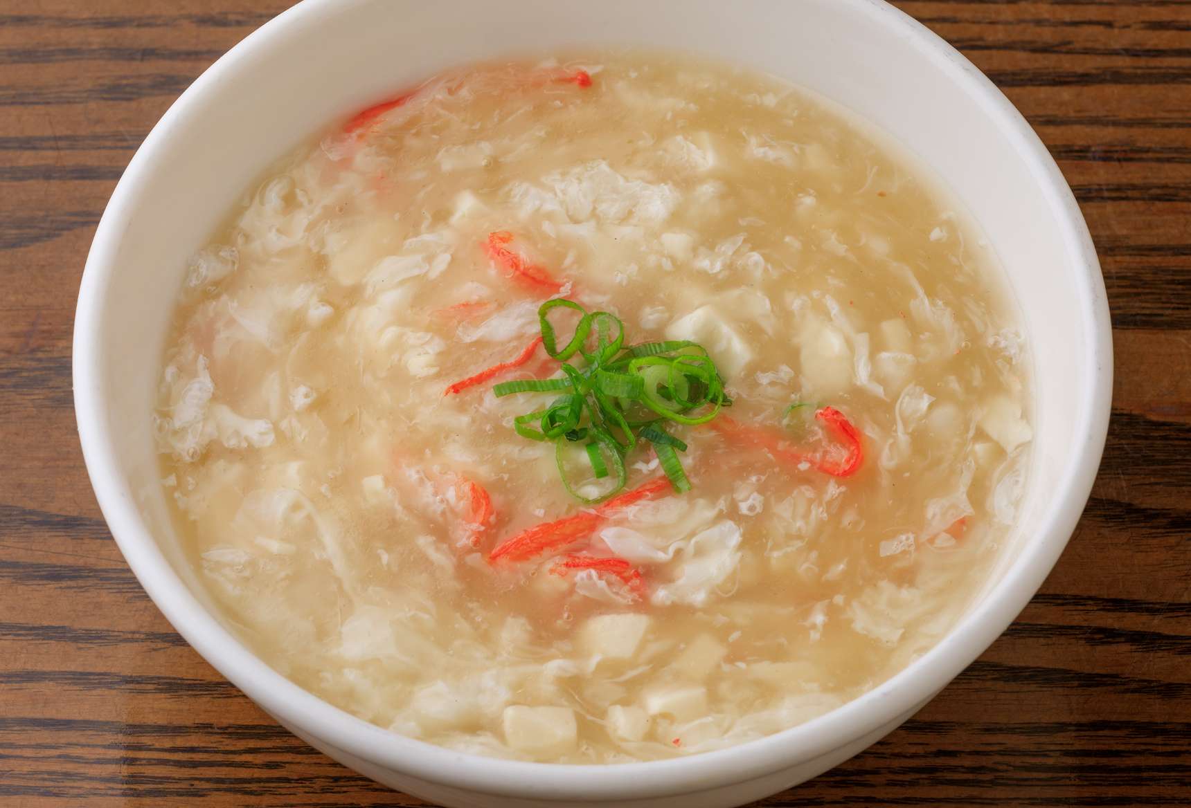 カニと豆腐のスープ
