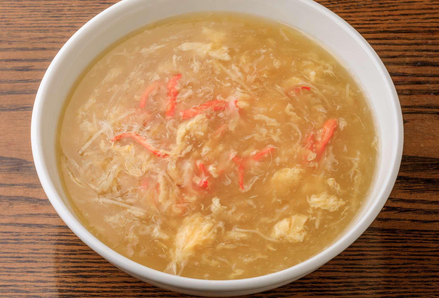 フカヒレ塩味スープ（蟹肉入り）