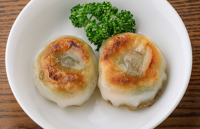 ニラ饅頭